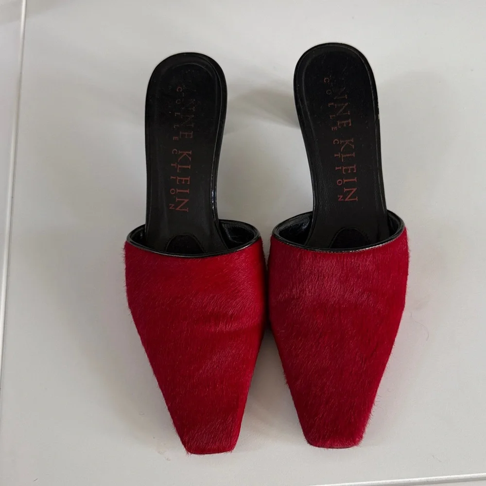 Vintage Pony Hair Mules - Picture 2 of 5
